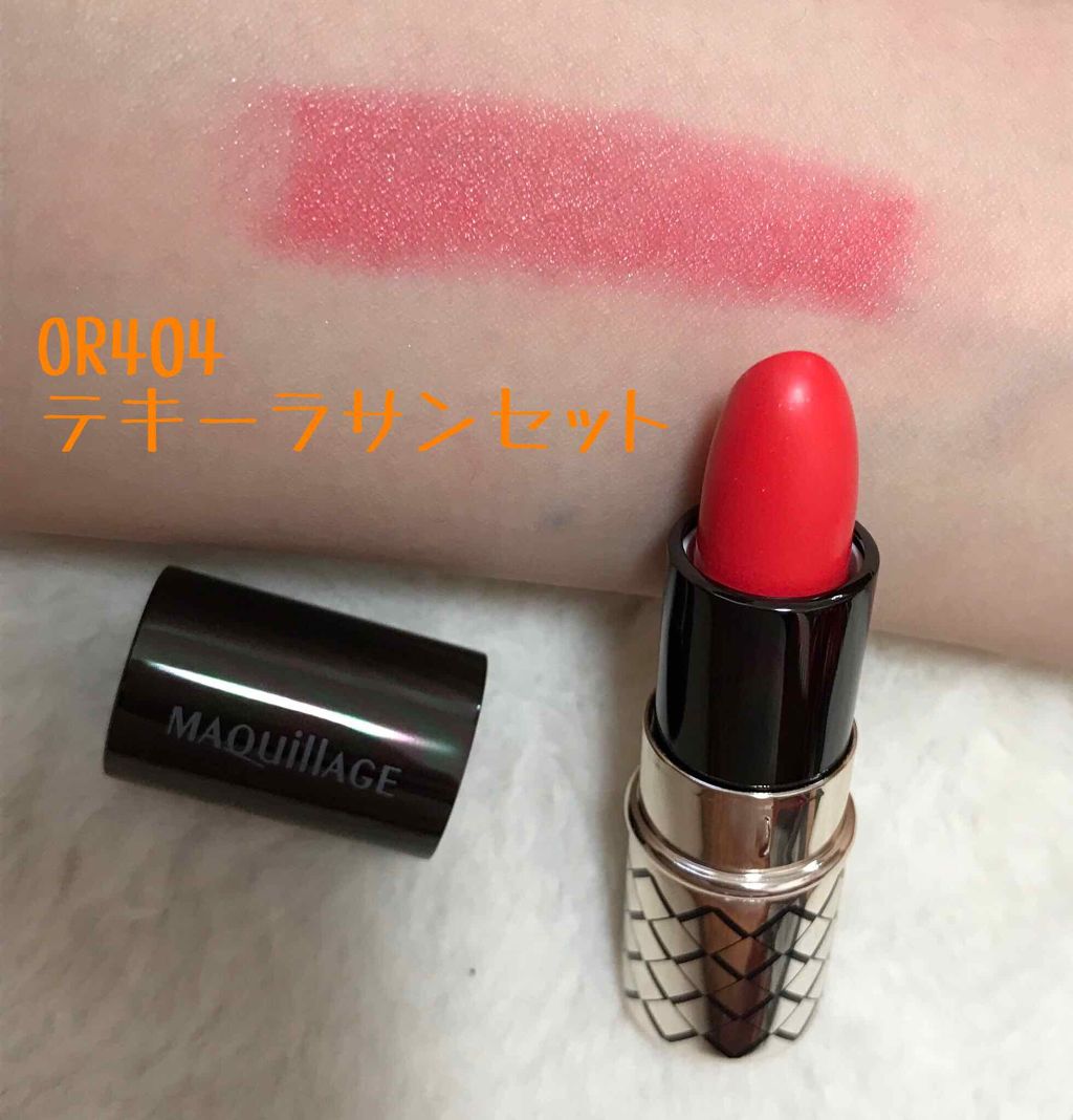 ルージュ ミニ/マキアージュ/口紅を使ったクチコミ(2枚目)