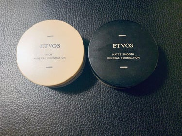 使い切りたいコスメ

■ETVOS ナイトミネラルファンデーションC

■ETVOS マットスムースミネラルファンデーション　#35

石鹸落ちコスメで肌に優しい。
お試し用使って良かったので購入。 
#はじめての投稿の画像 その0