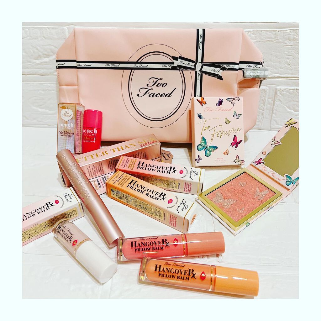 ピーチブルーム リップ & チーク ティント/Too Faced/リキッドチークを使ったクチコミ（3枚目）