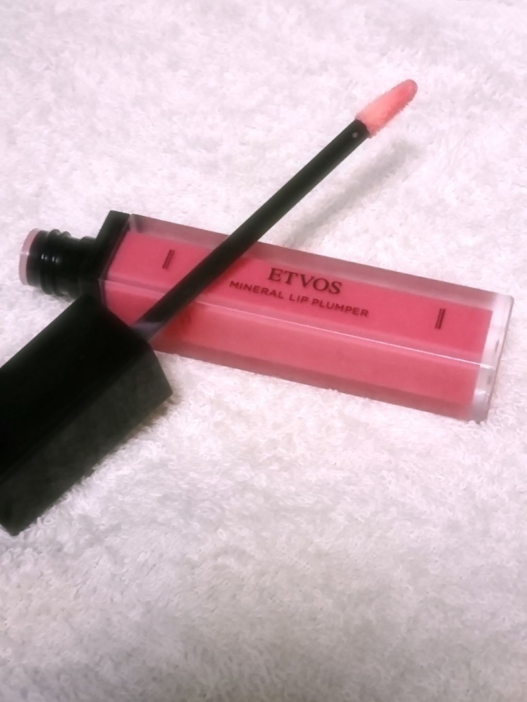 ミネラルリッププランパー チェリーピンク/エトヴォス/リッププランパーを使ったクチコミ（1枚目）