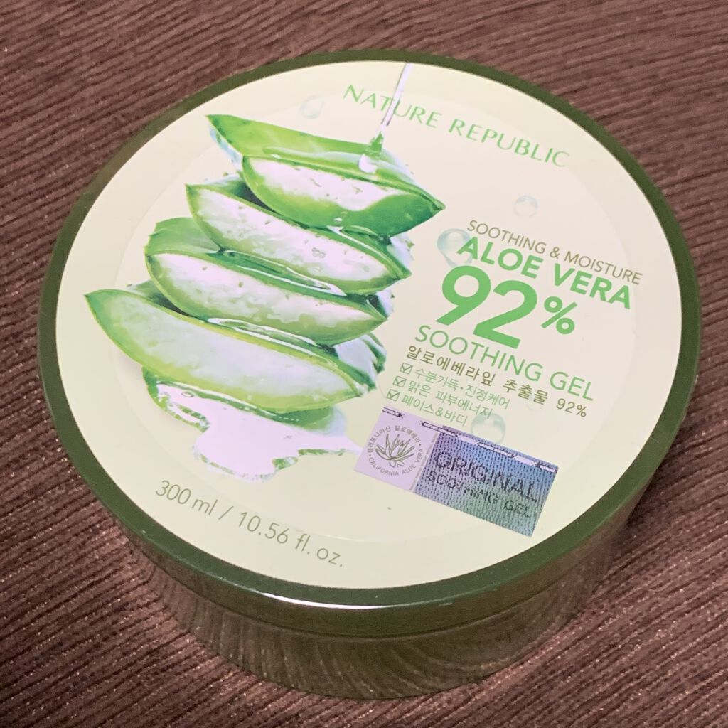 マイルド＆モイスチャーアロエジェル/ネイチャーリパブリック/ボディローションを使ったクチコミ（1枚目）