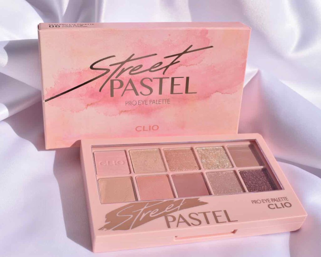 プロ アイ パレット 06 STREET PASTEL/CLIO/アイシャドウパレットを使ったクチコミ（1枚目）