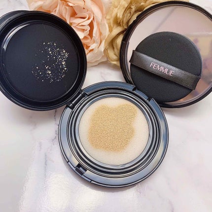 エバーグロウクッション SPF23 PA++/FEMMUE/クッションファンデーションを使ったクチコミ(2枚目)