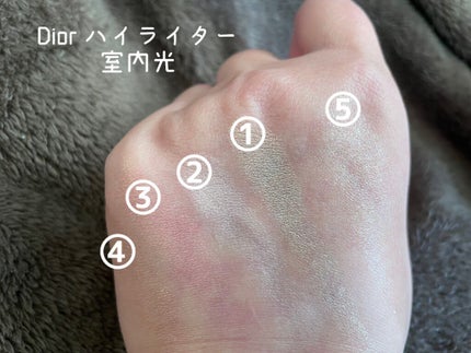 ディオール バックステージ フェイス グロウ パレット/Dior/ハイライトを使ったクチコミ(4枚目)