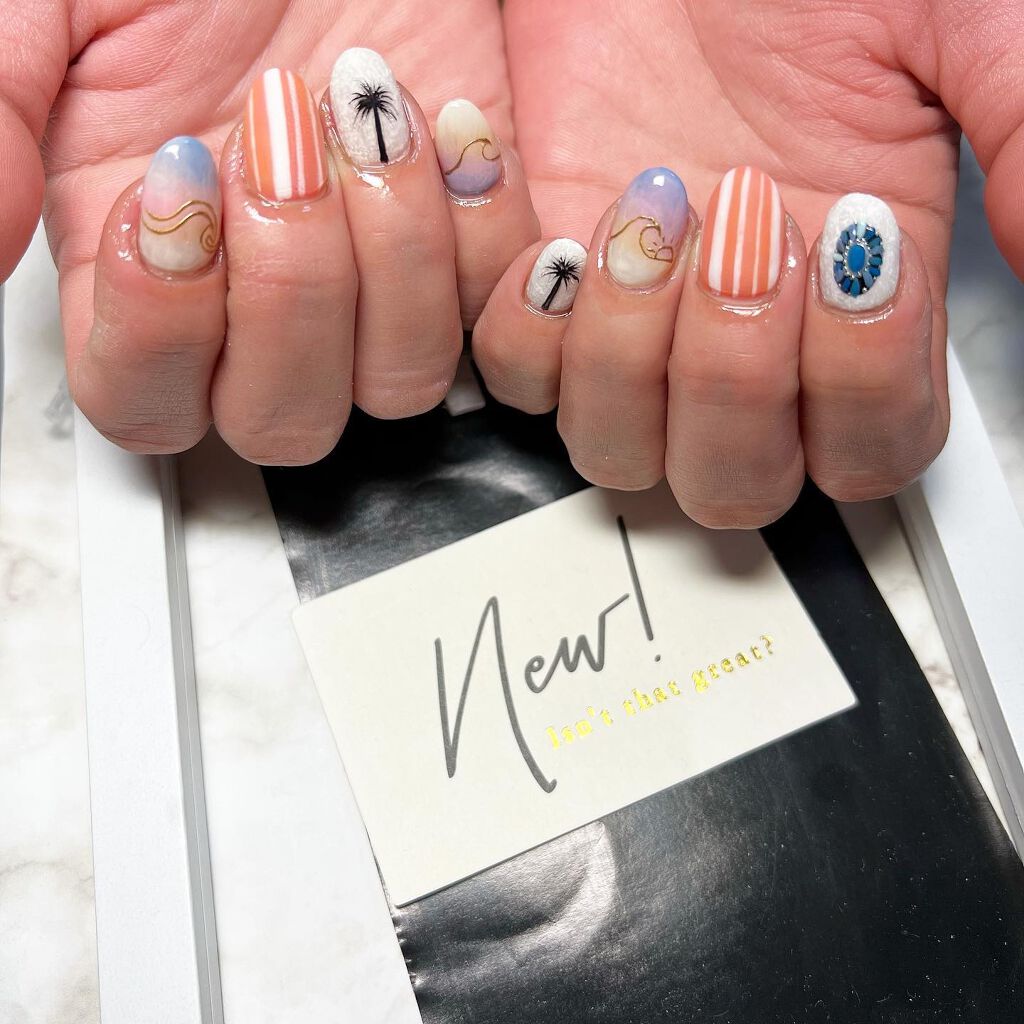 cst on LIPS 「#画像参考#持ち込みネイル#surf💅#ネイル好きな人と繋がり..」(2枚目)