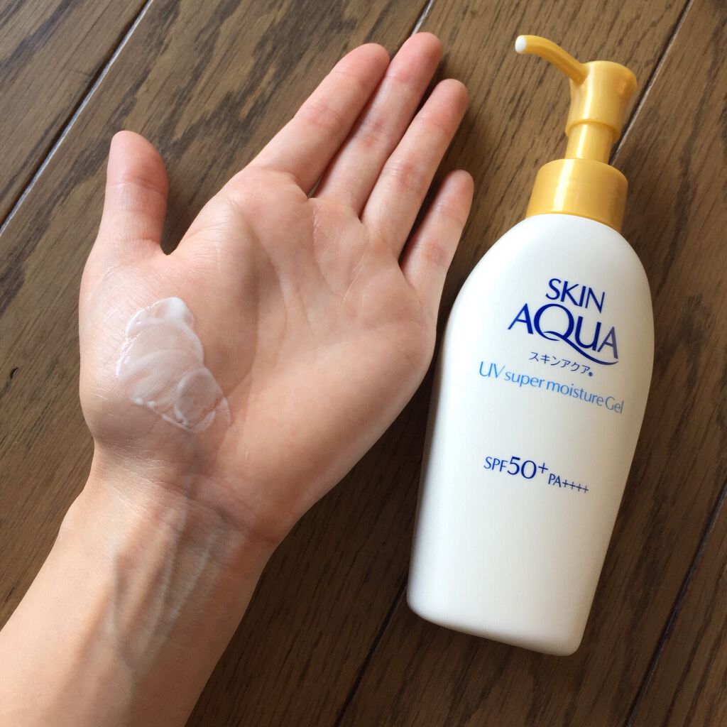 スキンアクア スーパーモイスチャージェル/スキンアクア/日焼け止めジェルを使ったクチコミ(4枚目)