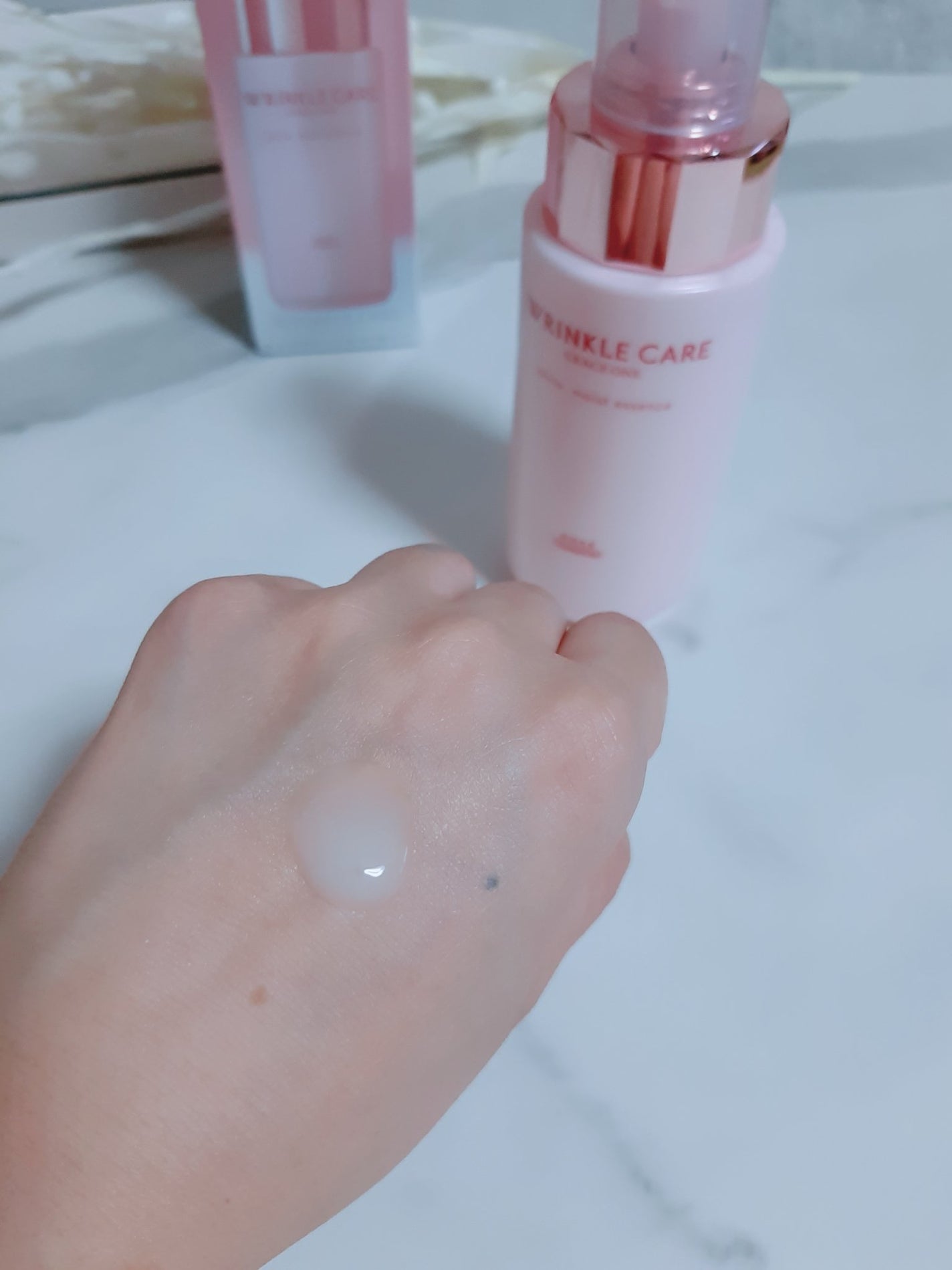 リンクルケア ホワイト モイストエッセンス/グレイスワン/オールインワン化粧品を使ったクチコミ(3枚目)