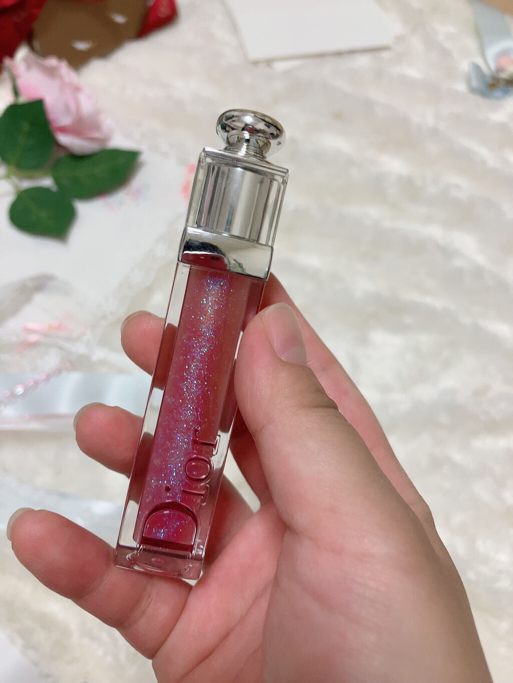 【旧】ディオール アディクト ステラー グロス 092 ステラー/Dior/リップグロスを使ったクチコミ（2枚目）