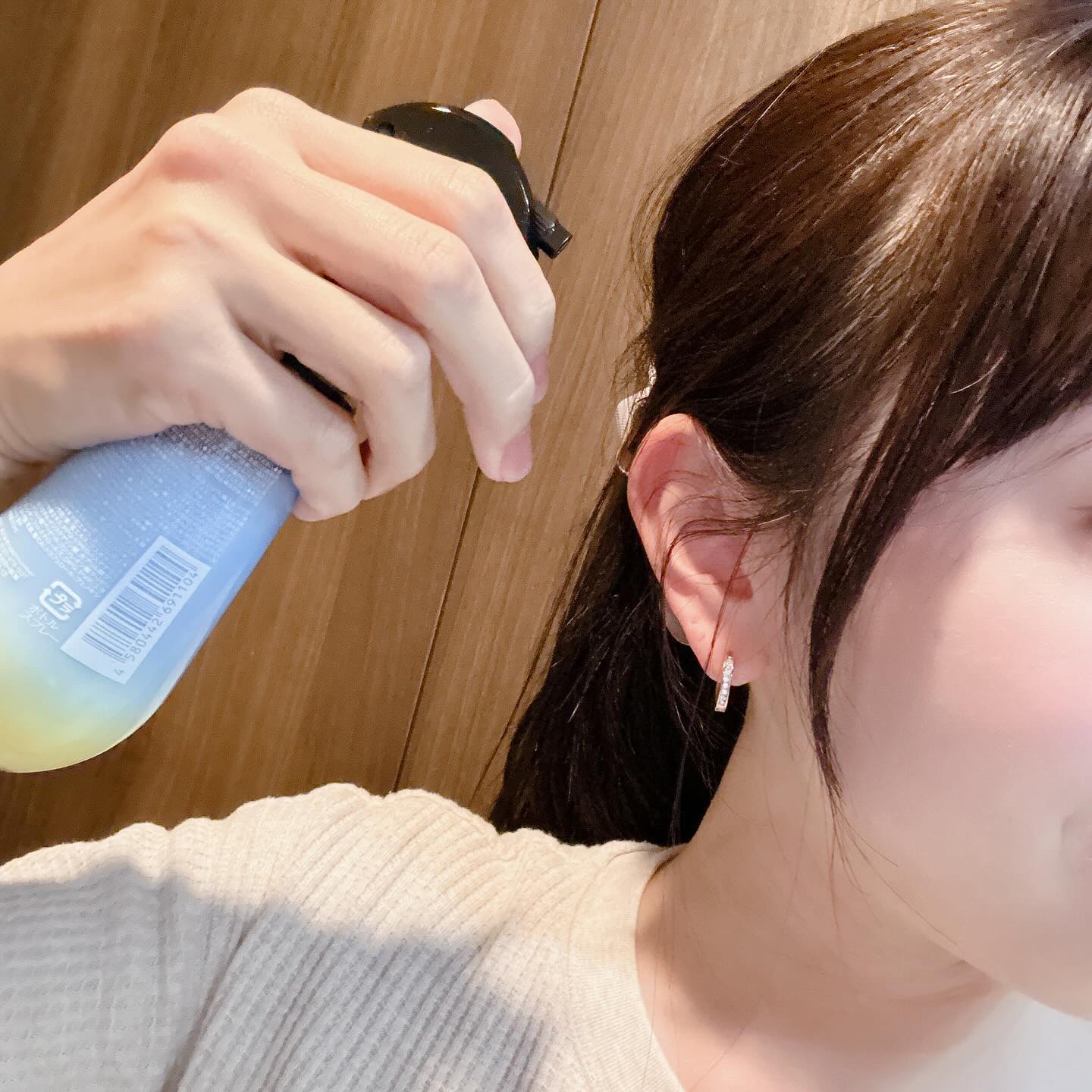 バランスリペアセラムミスト スムース/hiritu/ヘアミストを使ったクチコミ（3枚目）