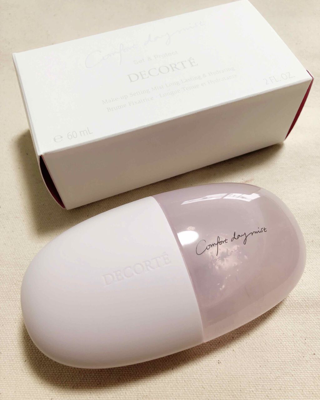 コンフォート デイミスト セット&プロテクト/DECORTÉ/ミスト状化粧水を使ったクチコミ(2枚目)