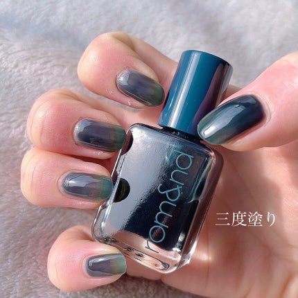 ムードペブルネイル/rom&nd/マニキュアを使ったクチコミ(4枚目)