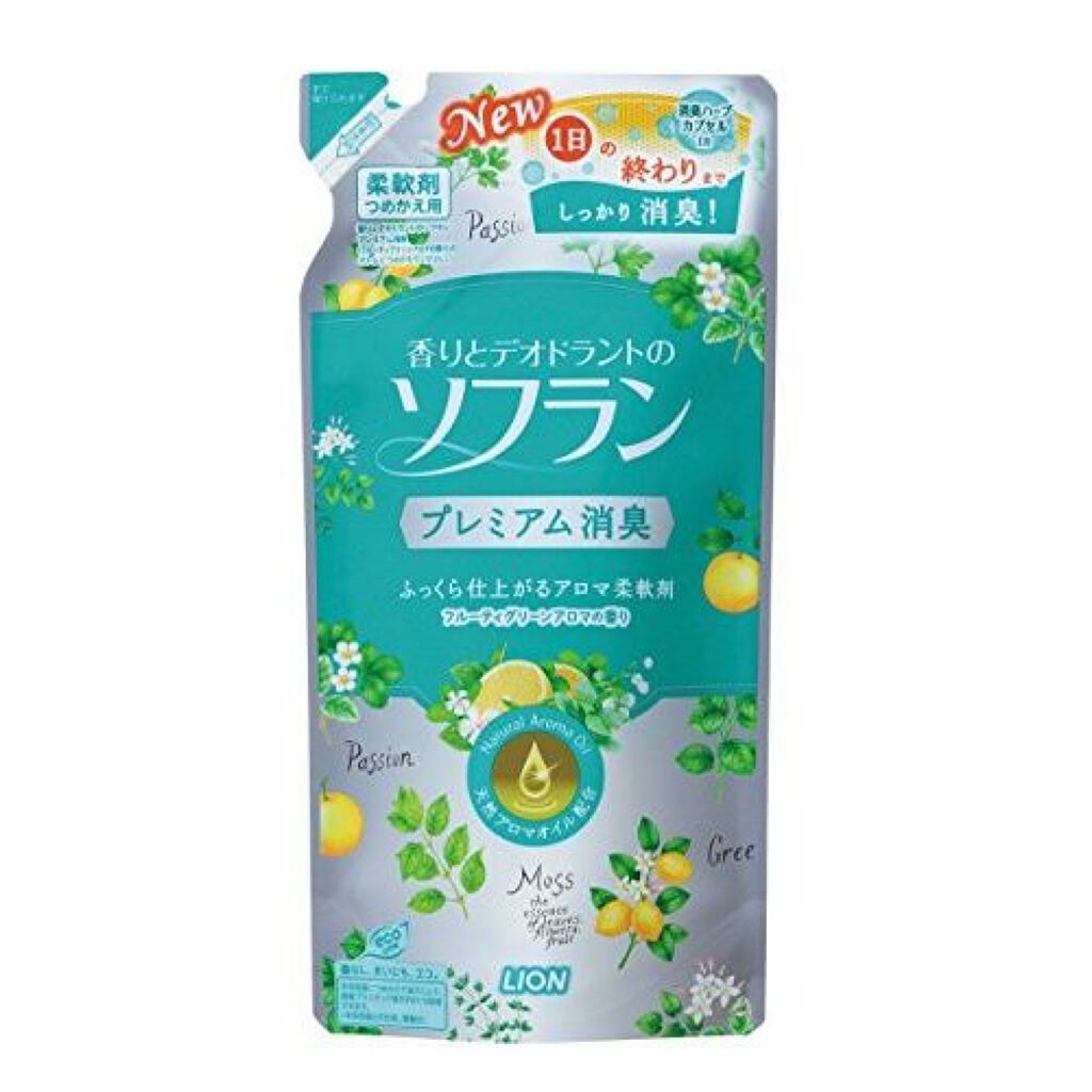 香りとデオドラントのソフラン プレミアム消臭 フルーティグリーンアロマの香り 詰替用