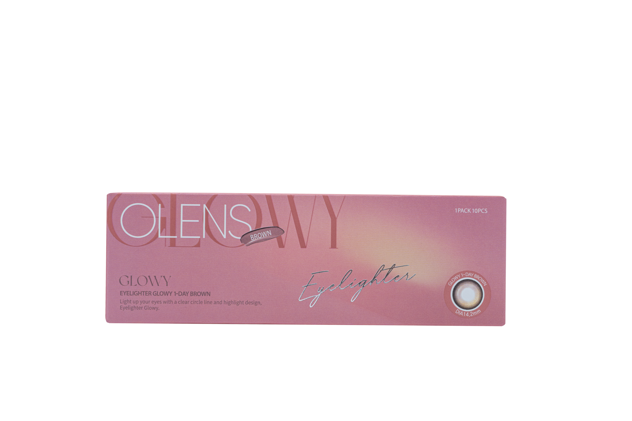 Glowy 1day ブラウン