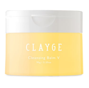 CLAYGE クレンジングバームVのクチコミ「 CLAYGEクレンジングバームV

匂いは柑橘系でいい匂い👍🏻やっぱりバームで洗うと肌の治安.....」（1枚目）