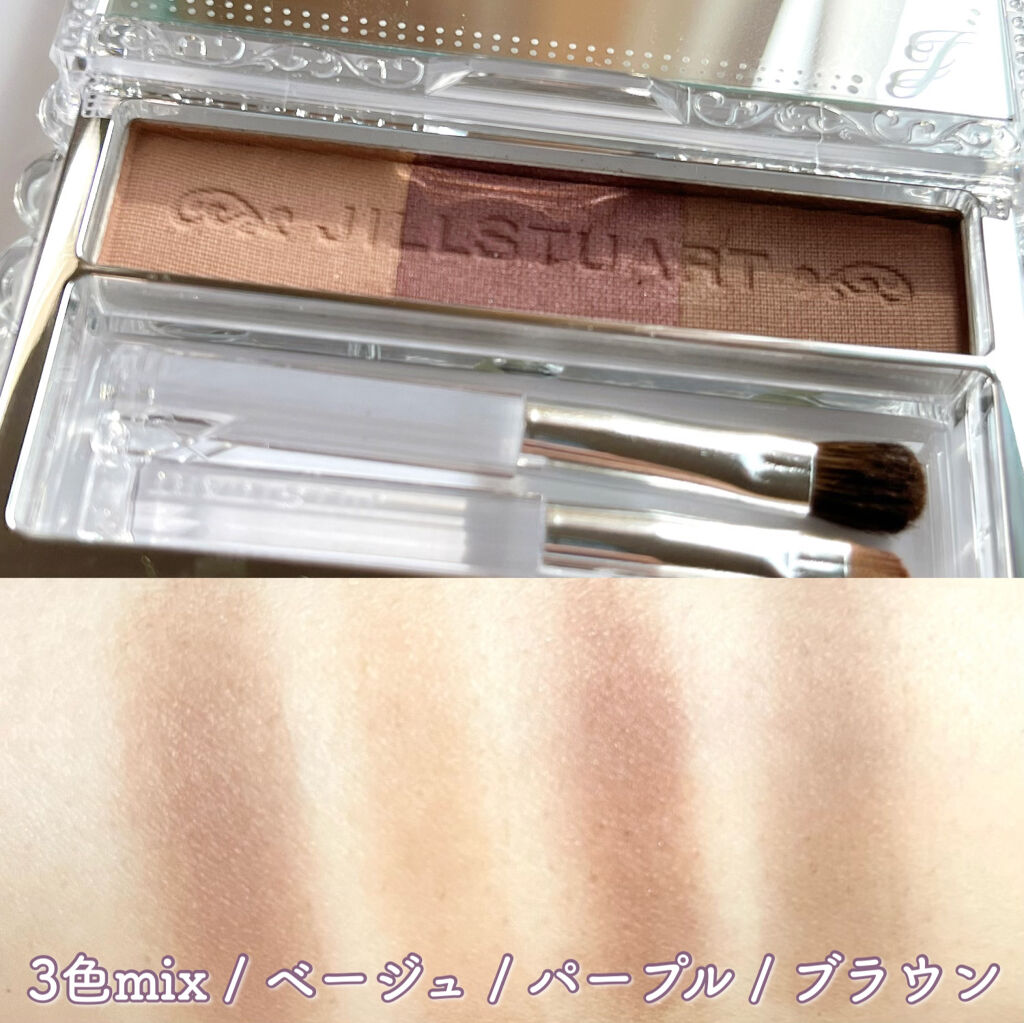 ジルスチュアート ニュアンスブロウパレット 04 purple shade/JILL STUART/パウダーアイブロウを使ったクチコミ（2枚目）