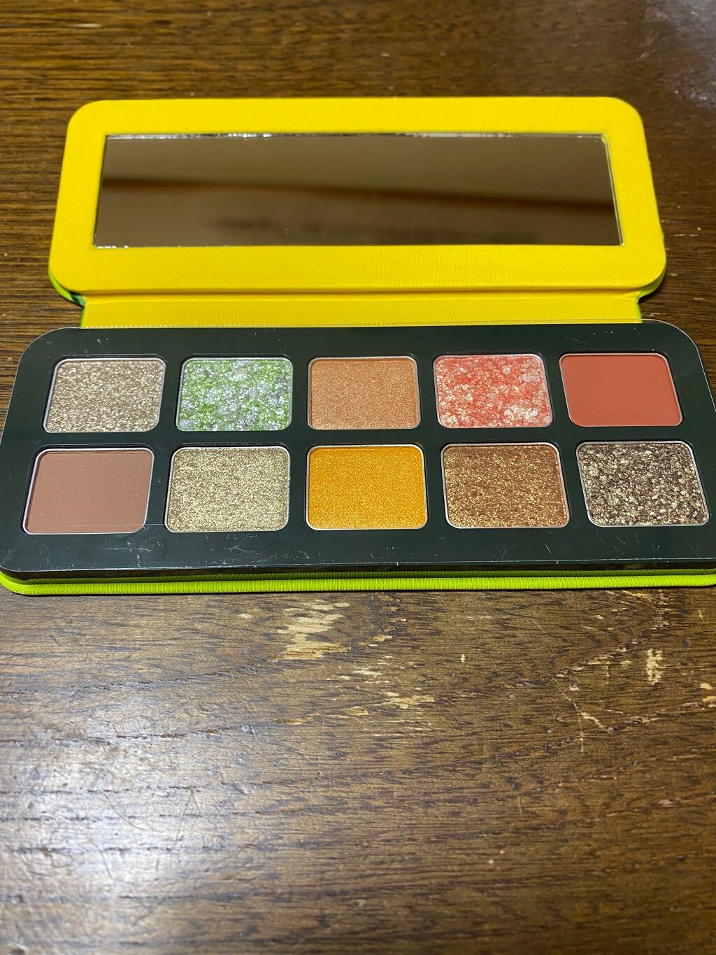 マッチャ ジェノワーズ アイ パレット /shu uemura/アイシャドウパレットを使ったクチコミ(3枚目)