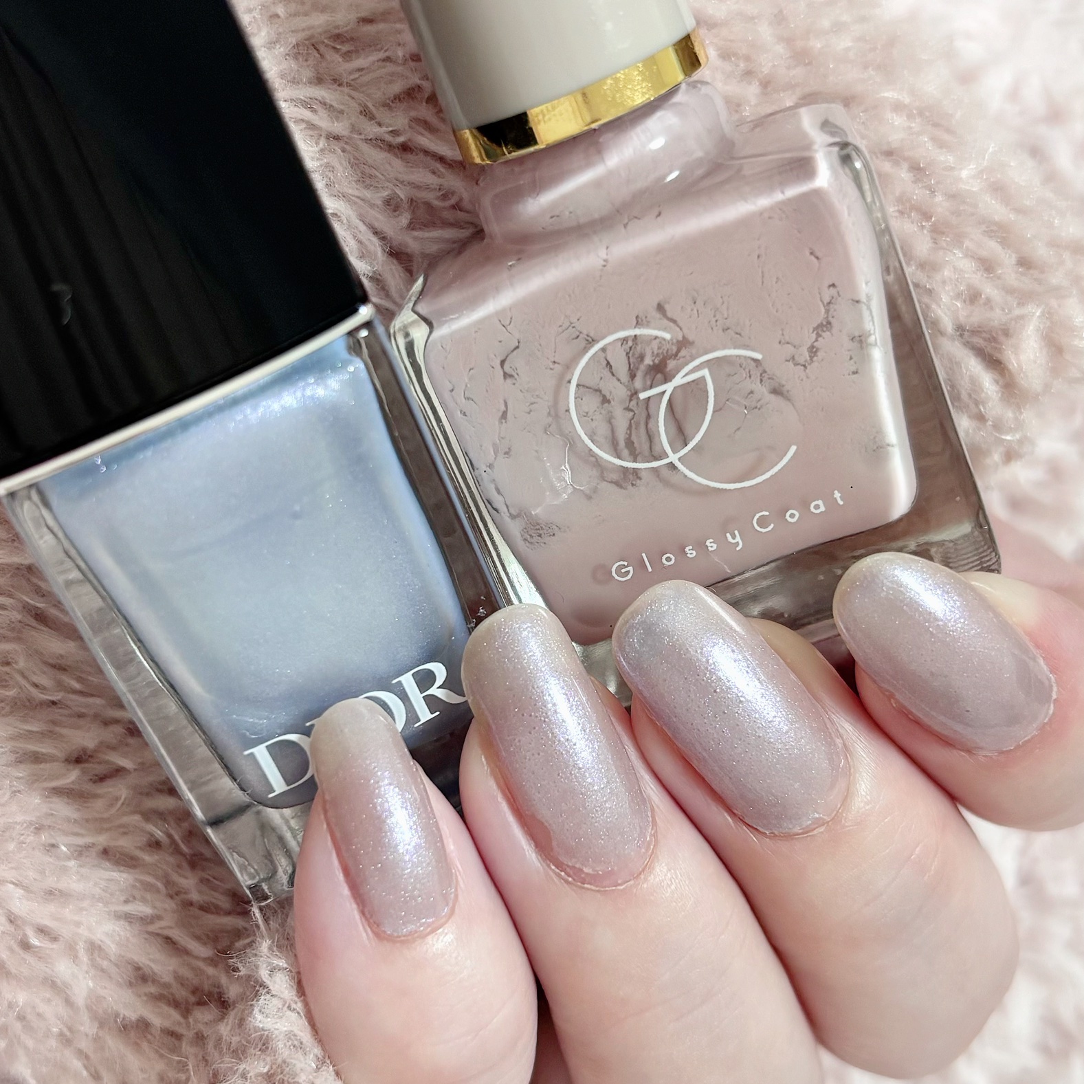 グロッシーコート グレージュ【新】/スキューズミー/オールインワンネイルを使ったクチコミ（1枚目）