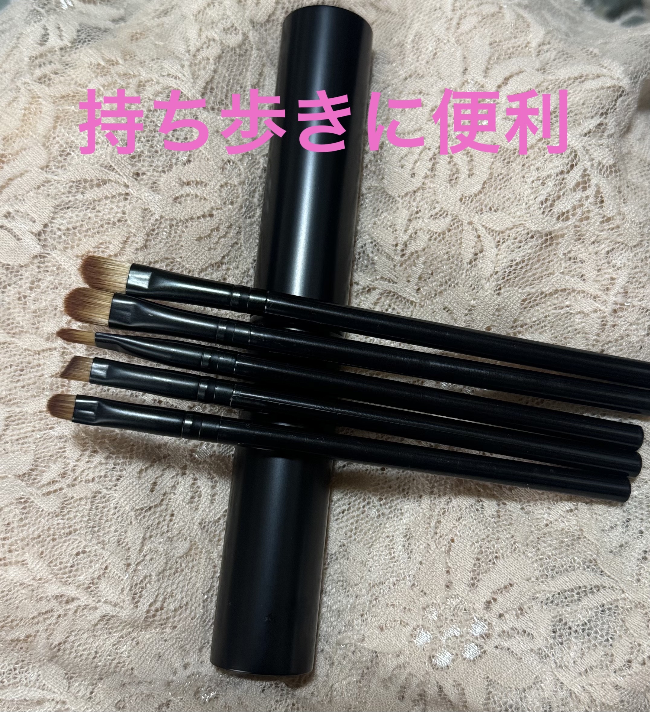 ダイソーメイクブラシ(5本)/DAISO/その他キットセットを使ったクチコミ（1枚目）