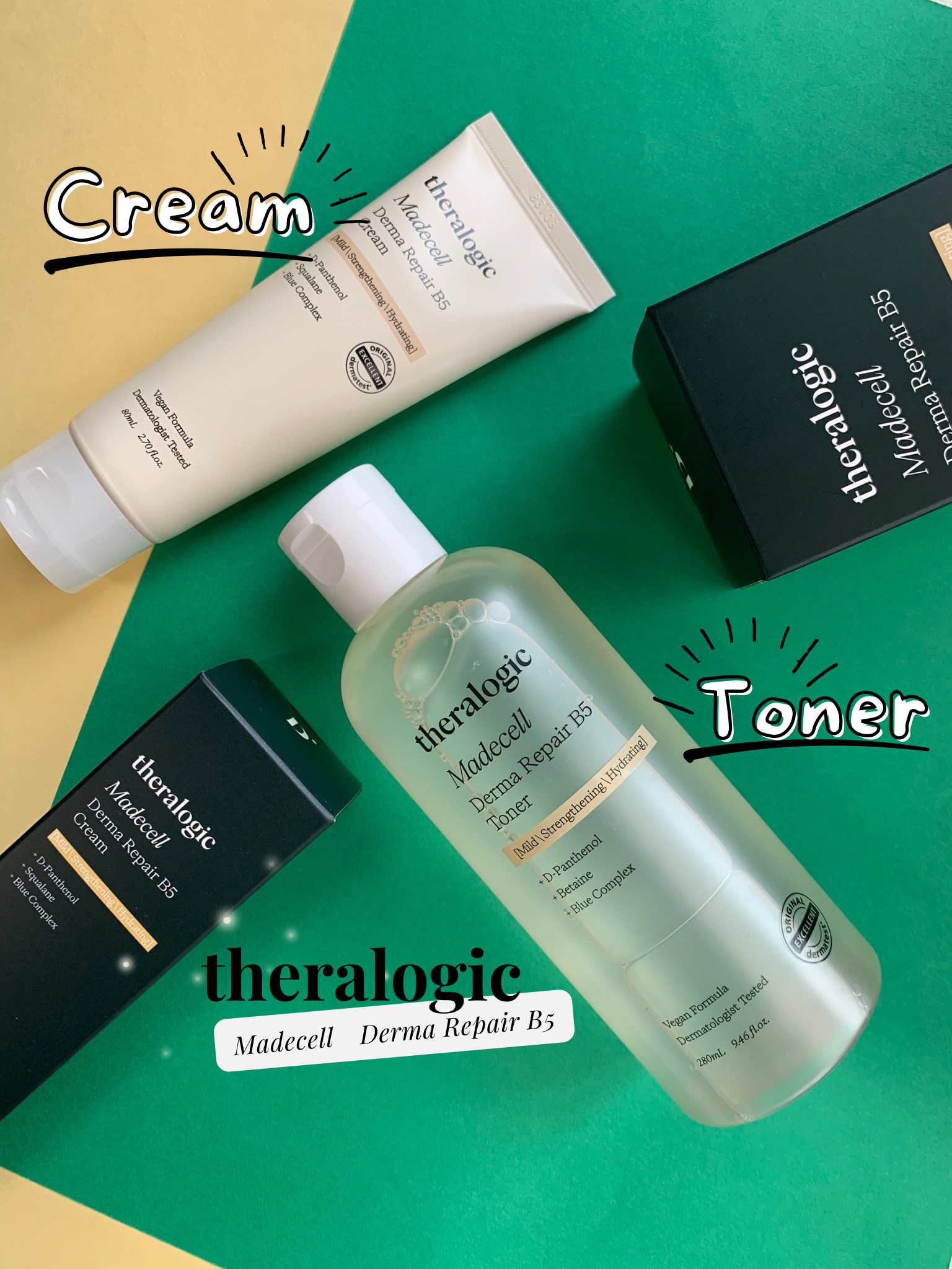 マデセルダーマリペア B5 トナー/theralogic/化粧水を使ったクチコミ（1枚目）