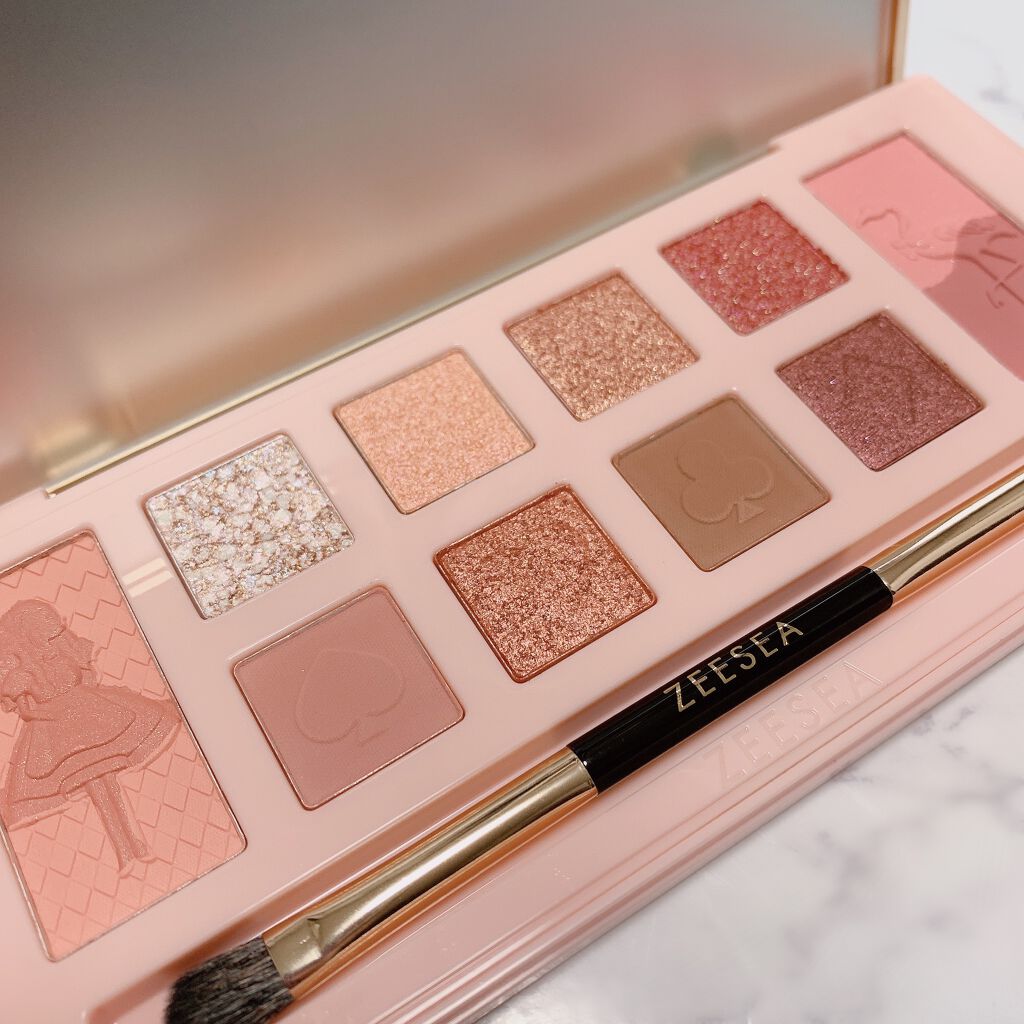 アリスドリームランドシリーズ 12色アイシャドウパレット(ZEESEA×大英博物館)/ZEESEA/アイシャドウパレットを使ったクチコミ(3枚目)