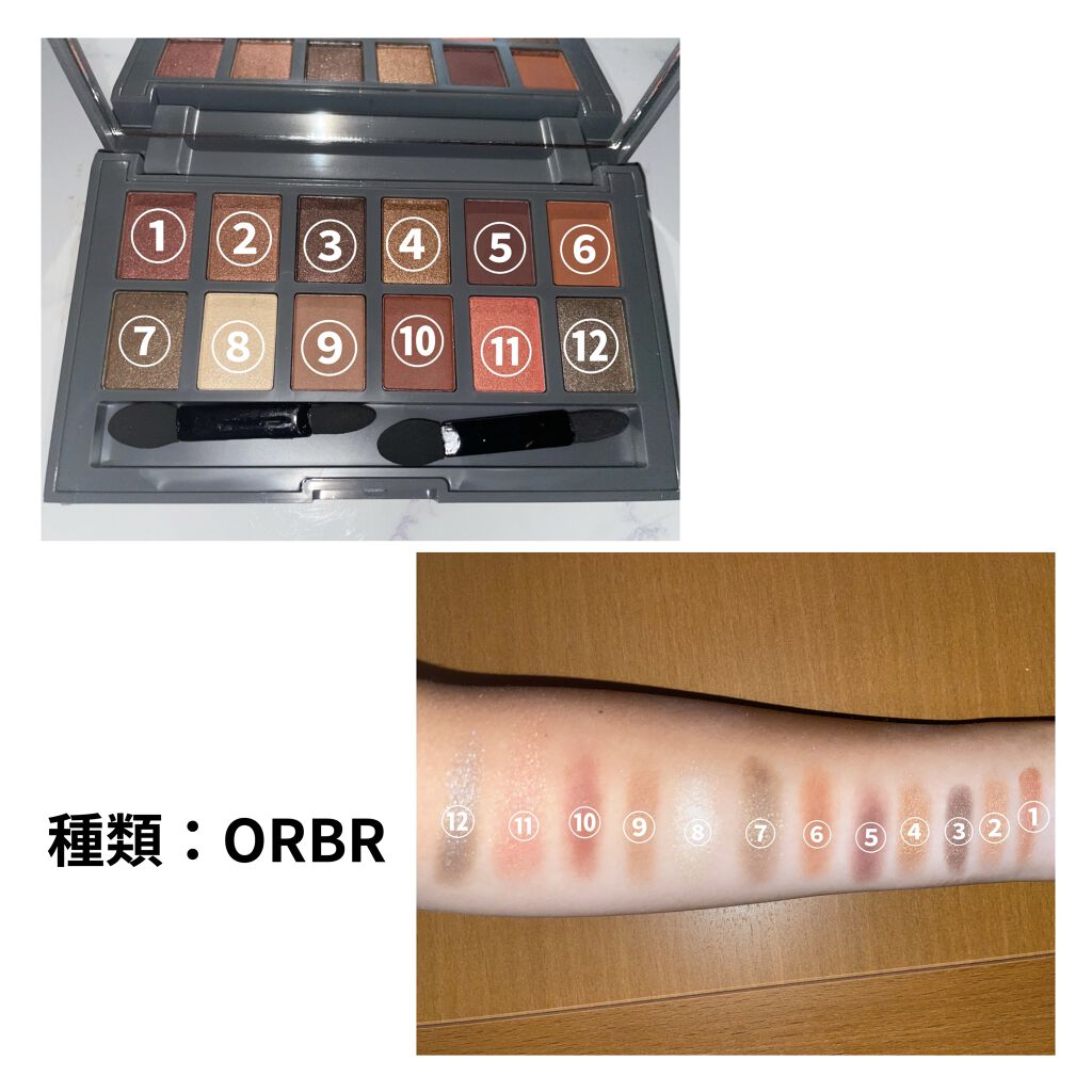 and U アイシャドウパレット/and U/アイシャドウパレットを使ったクチコミ（3枚目）