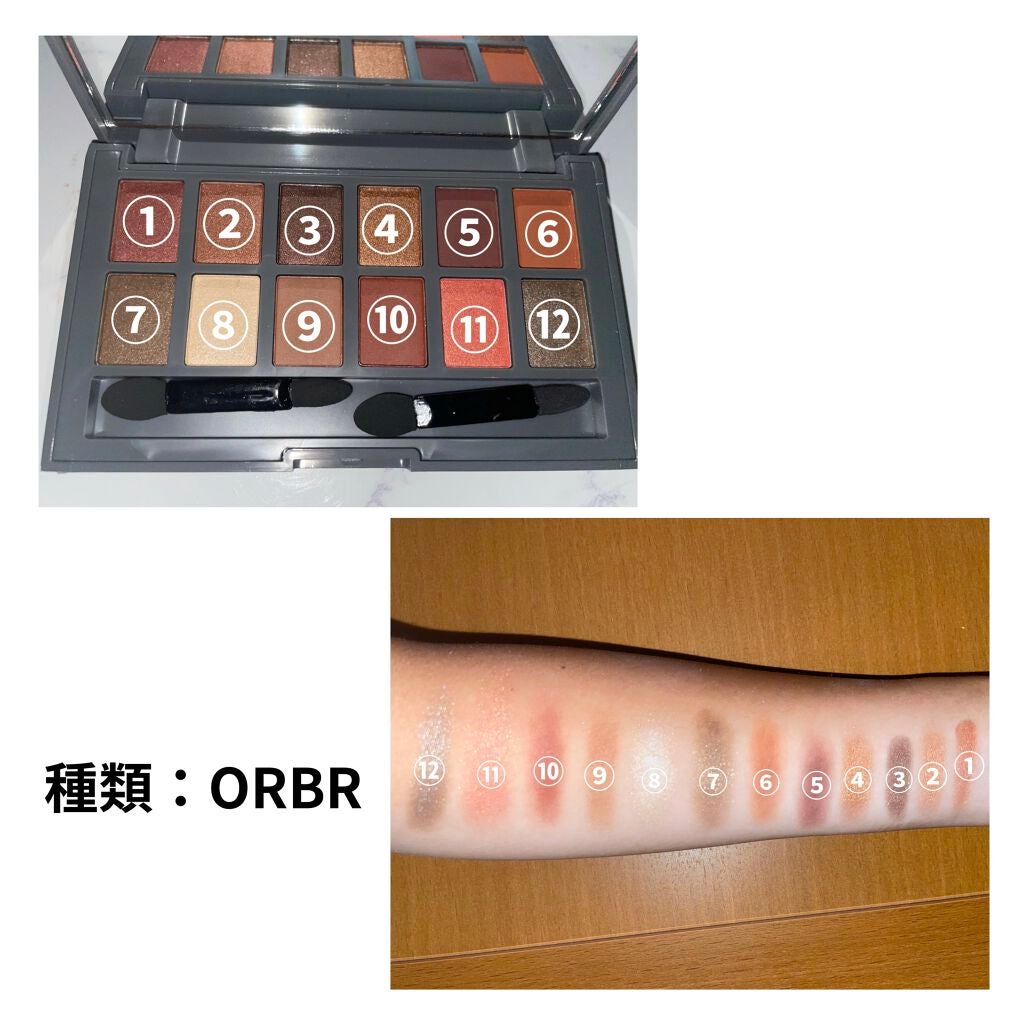 and U アイシャドウパレット/and U/アイシャドウパレットを使ったクチコミ(3枚目)