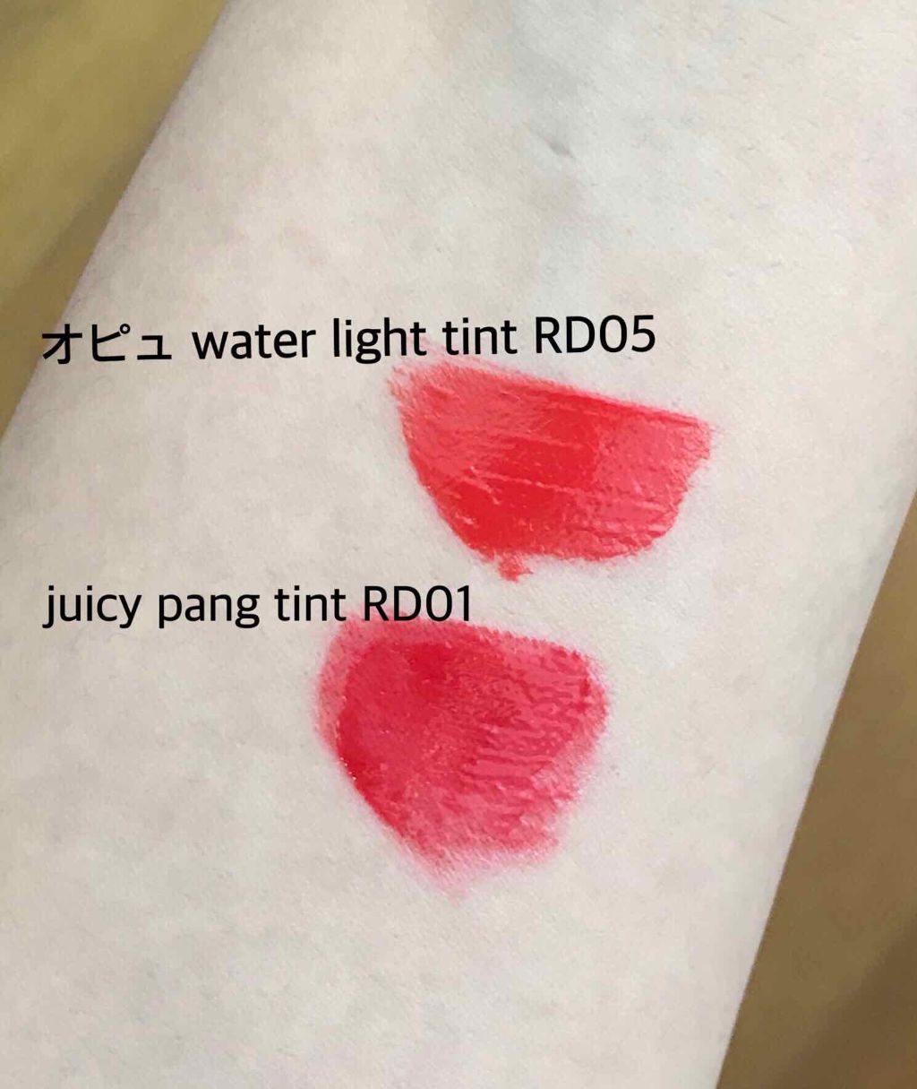 アピュー ウォーターライト ティント/A’pieu/リップティントを使ったクチコミ（2枚目）