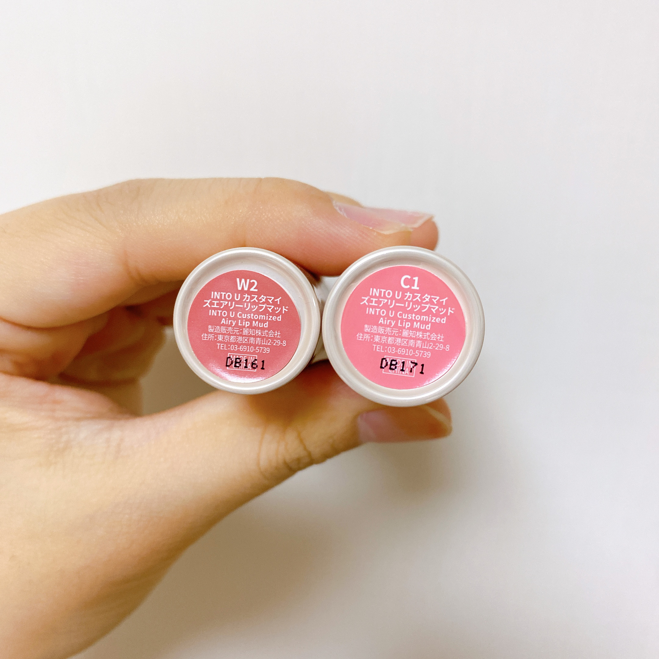 カスタマイズエアリーリップマッド/INTO U/口紅を使ったクチコミ（2枚目）