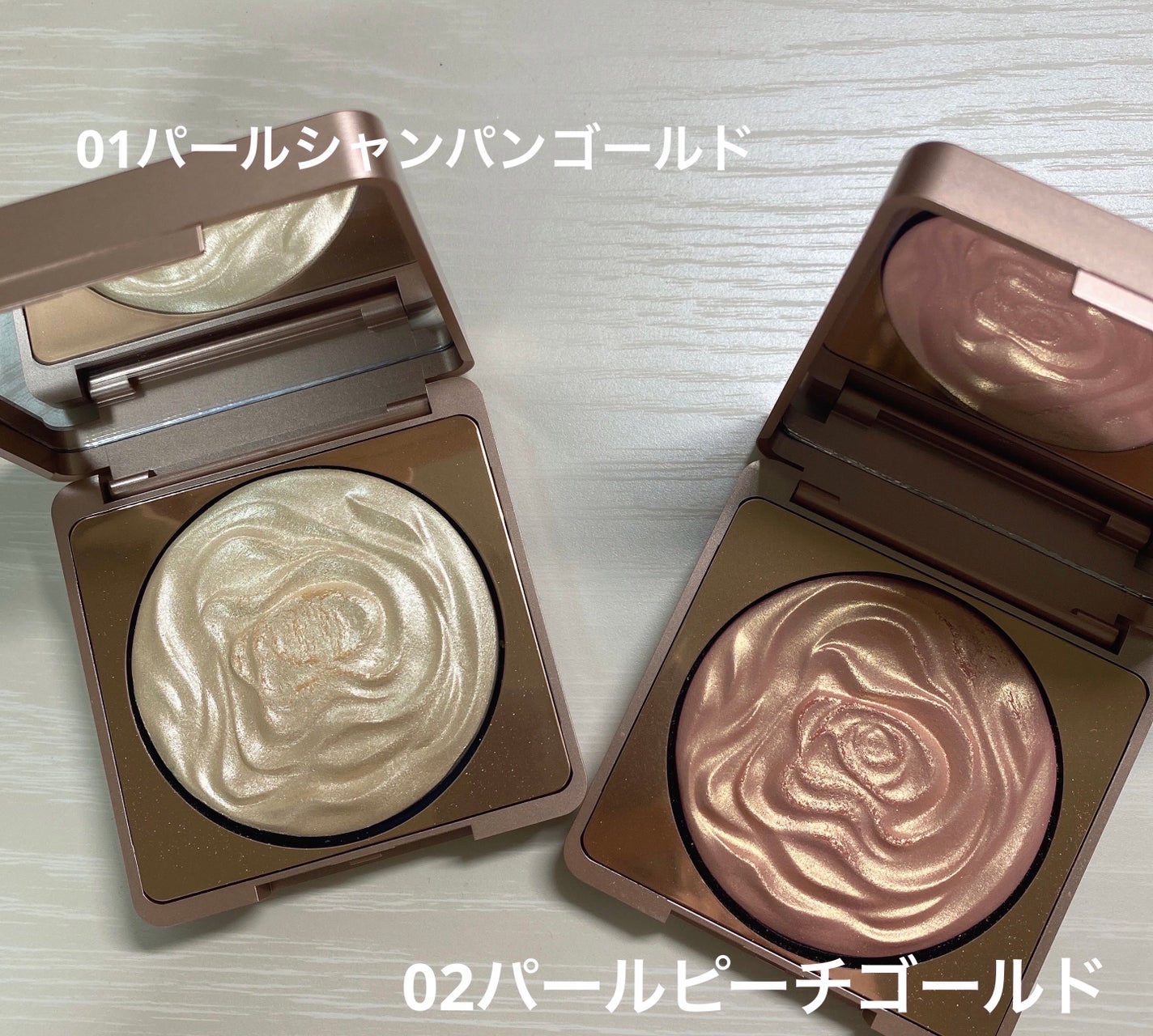 双花彫刻 ハイライト/花西子/パウダーハイライトを使ったクチコミ(2枚目)