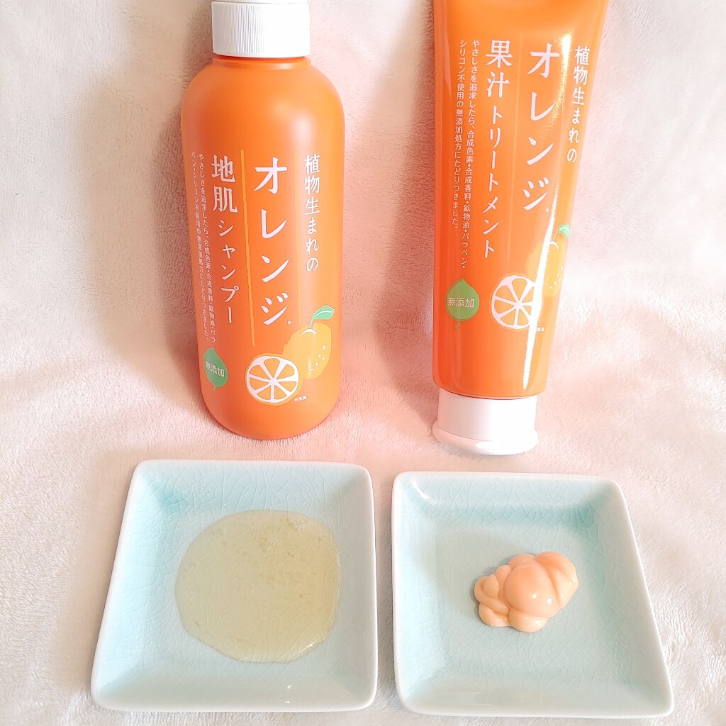 植物生まれのオレンジ地肌シャンプーS／オレンジ果汁トリートメントN トリートメント250g/石澤研究所/市販シャンプーを使ったクチコミ（2枚目）
