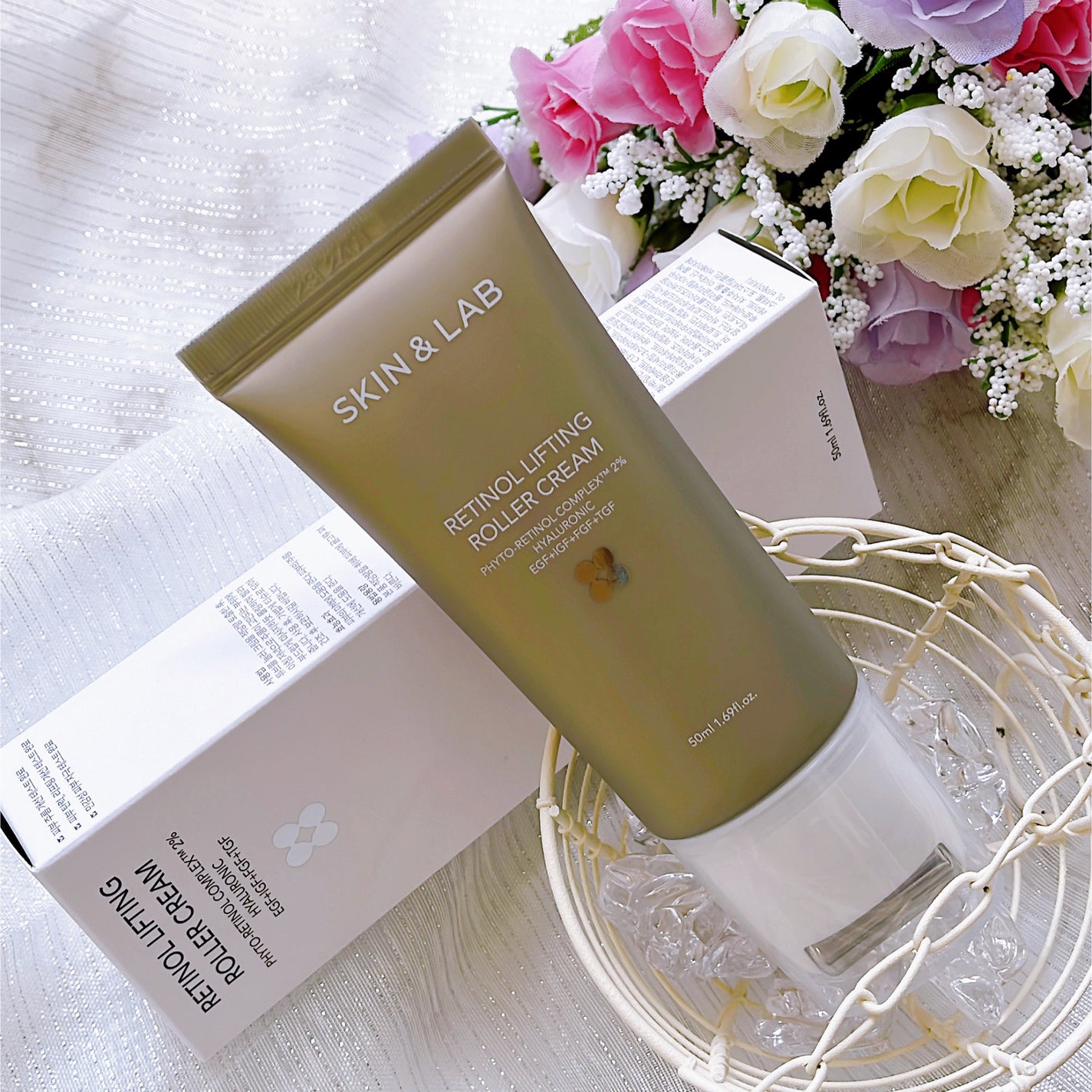 レチノールリフティングローラークリーム/SKIN&LAB/フェイスクリームを使ったクチコミ(5枚目)