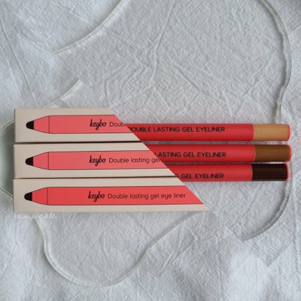 ダブルラスティングジェルライナー/keybo/ジェルアイライナーを使ったクチコミ(5枚目)