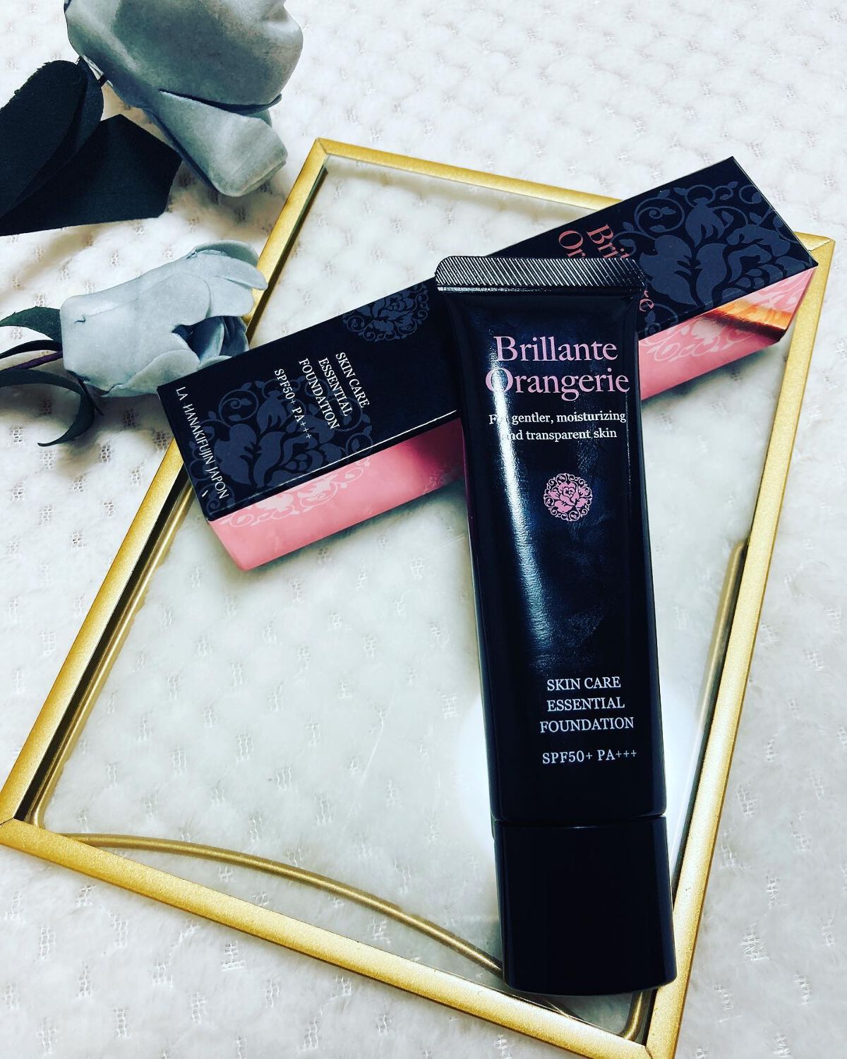 ブリリアントオランジュリー　スキンケアエッセンシャルファンデーション/BRILLIANT/リキッドファンデーションを使ったクチコミ（1枚目）