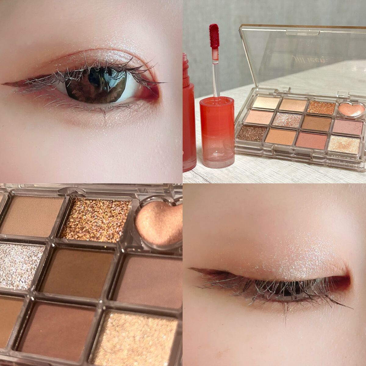 シャイニング12色ミニアイシャドウパレット/jill leen./アイシャドウパレットを使ったクチコミ（2枚目）