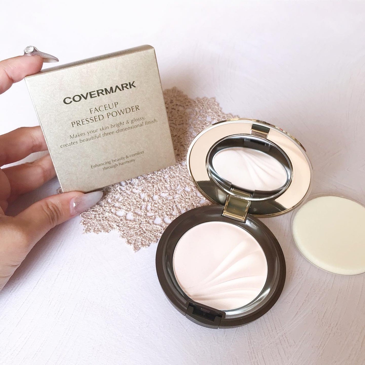 フェイスアップ プレストパウダー SPF23 / PA++/COVERMARK/プレストパウダーを使ったクチコミ(1枚目)