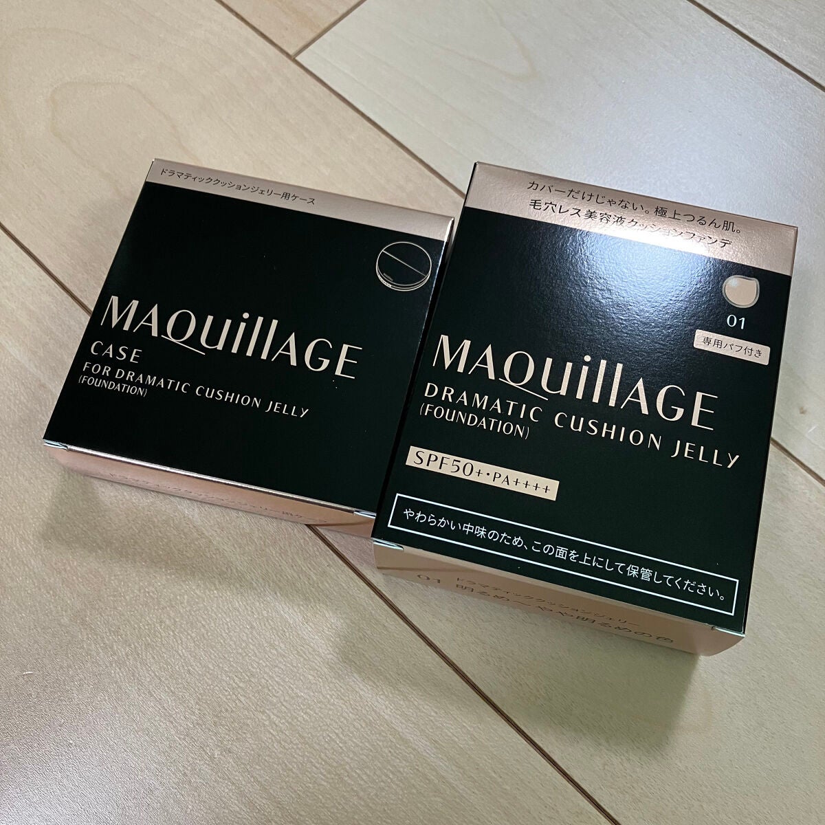 ドラマティッククッションジェリー/マキアージュ/クッションファンデーションを使ったクチコミ(1枚目)