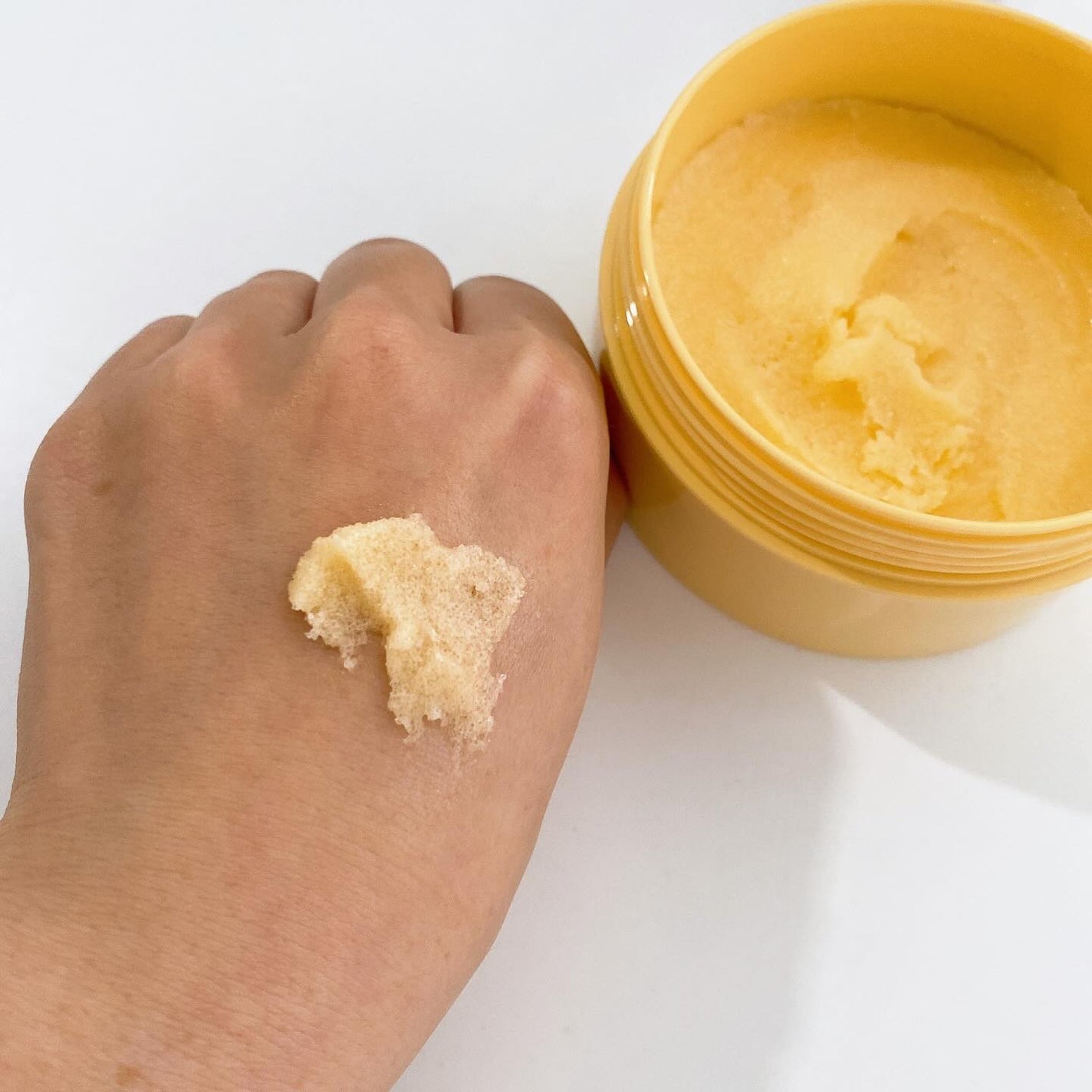 Q+Me スウィートボムタラソスクラブレモンティーの香り/AGARISM/バスト・ヒップケアを使ったクチコミ(3枚目)