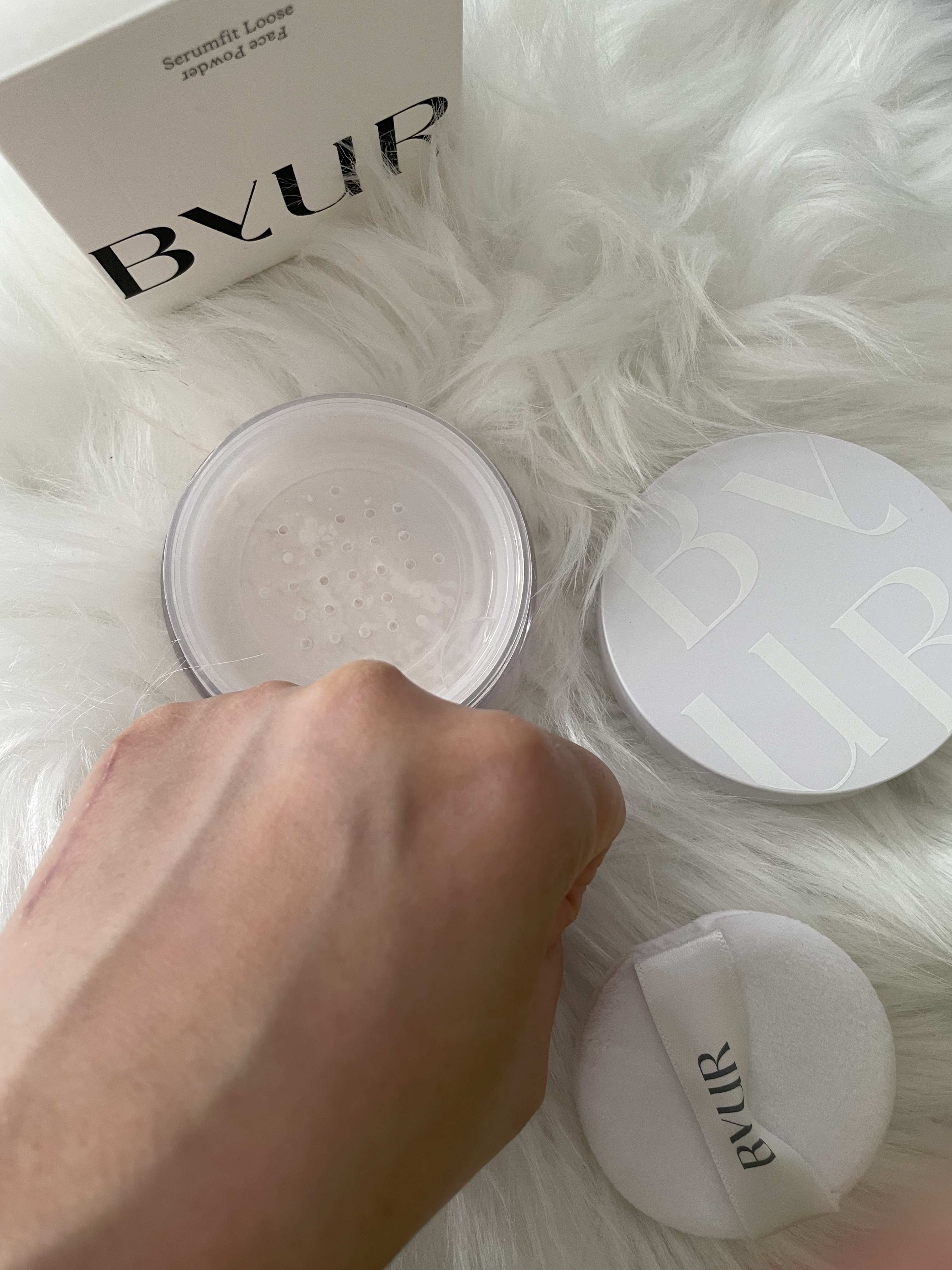 セラムフィット ルースフェイスパウダー/ByUR/ルースパウダーを使ったクチコミ（3枚目）