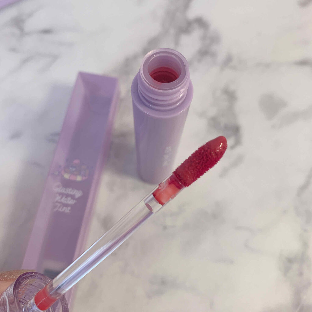 グラスティングウォーターティント 09 ソフトプール/rom&nd/リップティントを使ったクチコミ（2枚目）