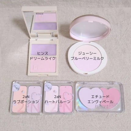 ハートポップデュオブラッシャー エンヴィペール/ETUDE/パウダーチークを使ったクチコミ(2枚目)
