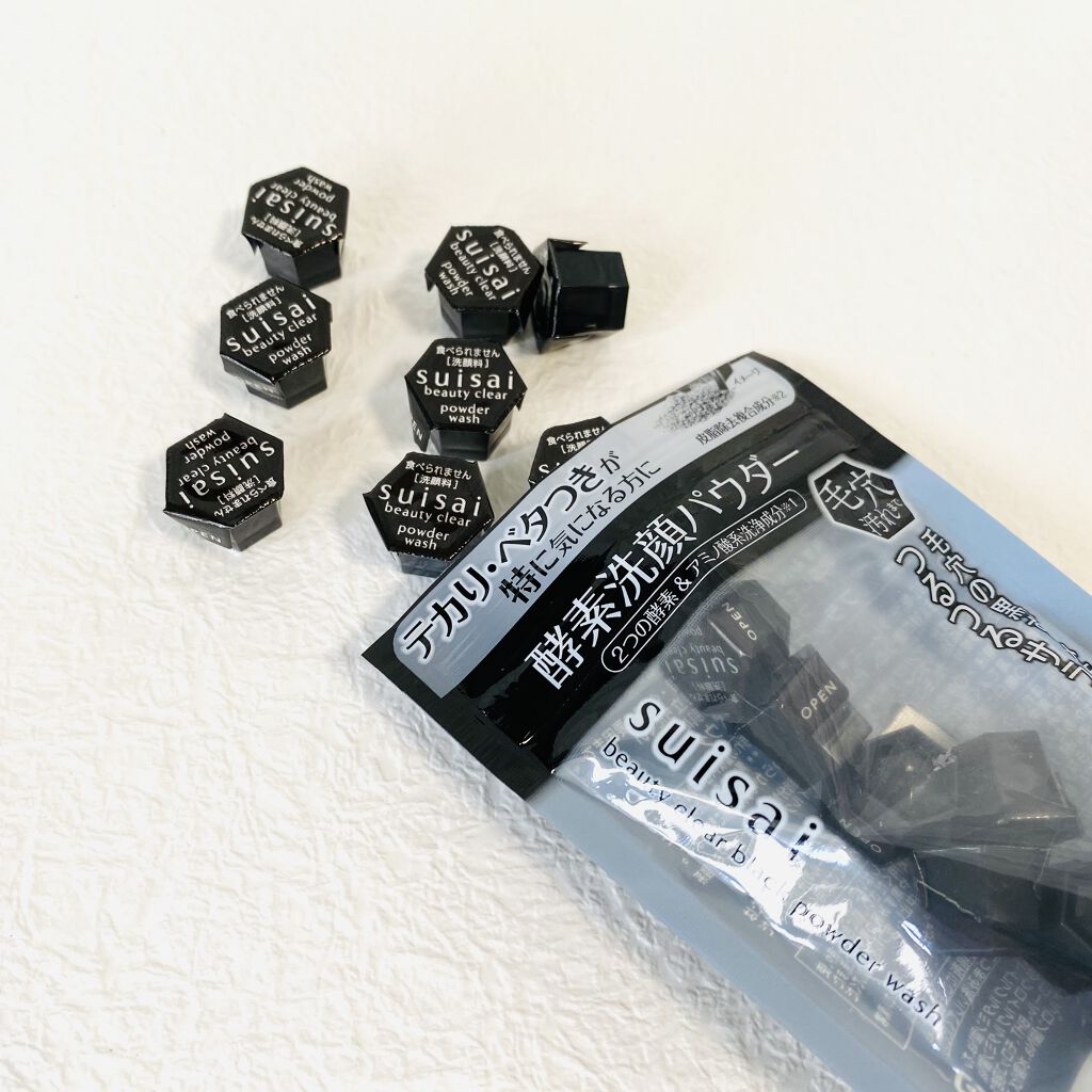 スイサイ ビューティクリア ブラック パウダーウォッシュ/suisai/洗顔パウダーを使ったクチコミ（2枚目）
