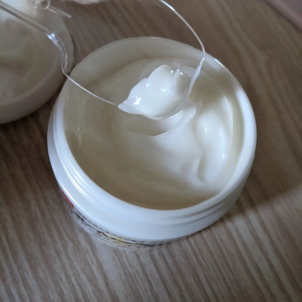 リンクルナイトクリーム/なめらか本舗/フェイスクリームを使ったクチコミ（3枚目）