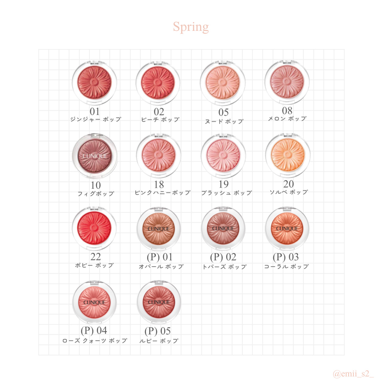 チーク ポップ 10 フィグ ポップ/CLINIQUE/パウダーチークを使ったクチコミ（2枚目）