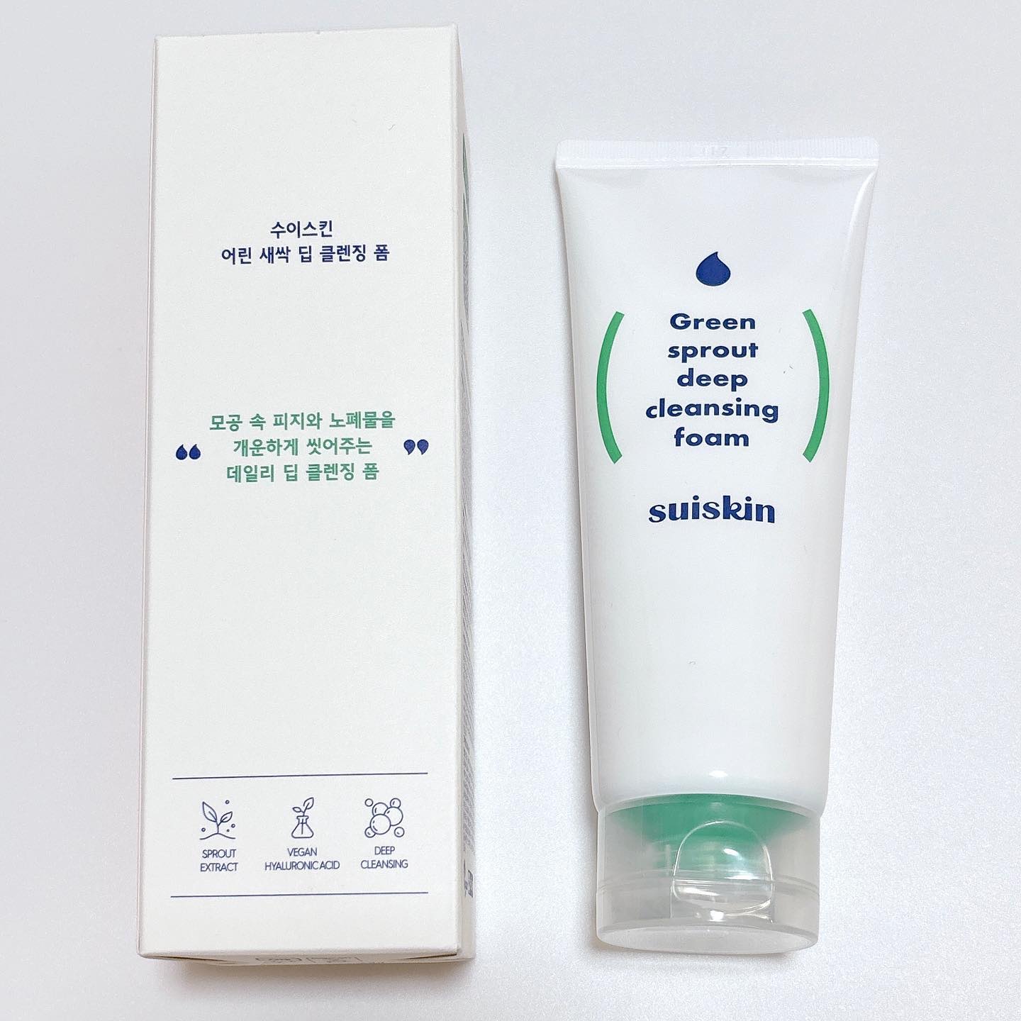 スイスキン 新芽ディープクレンジングフォーム/suiskin/洗顔フォームを使ったクチコミ（2枚目）