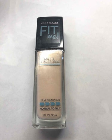 フィットミーリキッドファンデーション/MAYBELLINE NEW YORK/リキッドファンデーションを使ったクチコミ（1枚目）