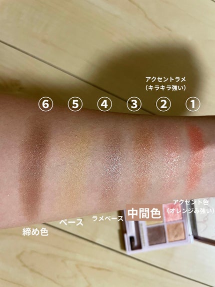 オーラクリエイション/BLEND BERRY/アイシャドウパレットを使ったクチコミ(3枚目)