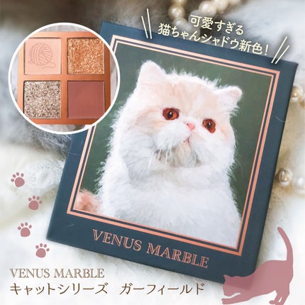 Venus Marble アイシャドウキャットシリーズ/Venus Marble/アイシャドウパレットを使ったクチコミ(1枚目)