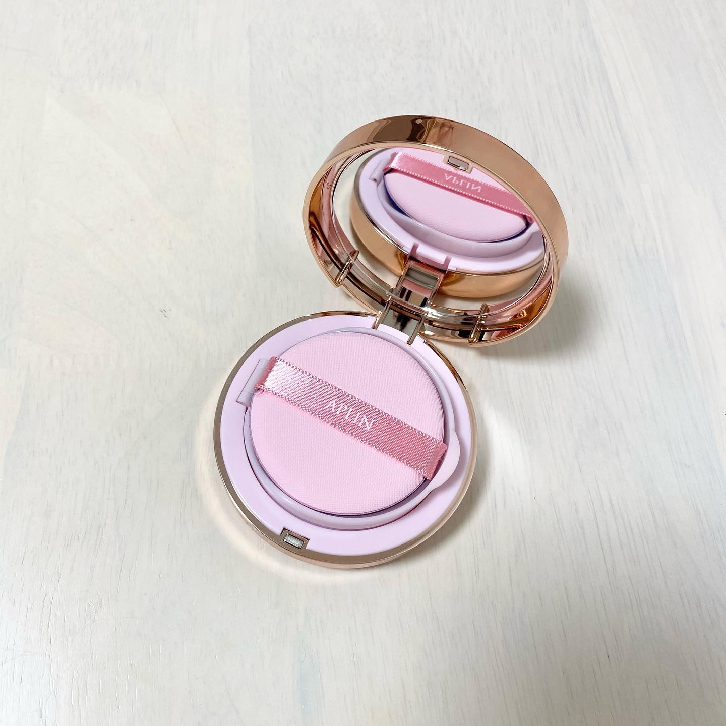 ピンクティーツリーカバーアップグロウクッション/APLIN/クッションファンデーションを使ったクチコミ（2枚目）