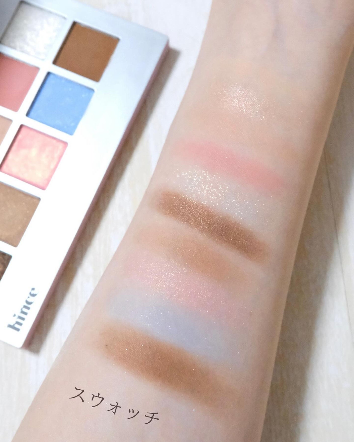 ニューデップスアイシャドウパレット/hince/アイシャドウパレットを使ったクチコミ(7枚目)