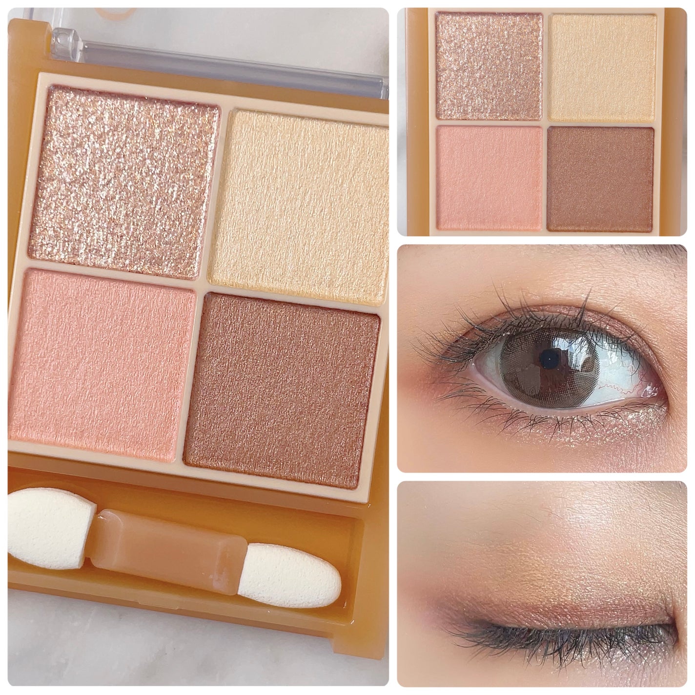 ベージュトーンアイシャドウ/CEZANNE/アイシャドウパレットを使ったクチコミ(4枚目)